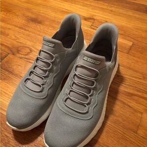 Skechers Men's Gray Slip-On Sneakers